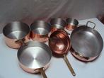 Magnifique lot 1 plat ovale 4 casseroles 1 sauteuse et 1