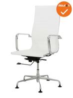 Design vergaderstoel Assemblee hoge rug - NIEUW - Wit- met d, Vergader- of Presentatieruimte, Ophalen of Verzenden, Nieuw zonder verpakking