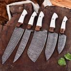 Keukenmes - Chefs knife - Handgemaakt gesmeed staal, hout