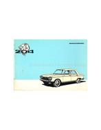 1974 PEUGEOT 204 SEDAN INSTRUCTIEBOEKJE NEDERLANDS