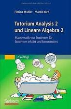 Tutorium Analysis 2 und Lineare Algebra 2: Mathematik vo..., Boeken, Gelezen, Verzenden