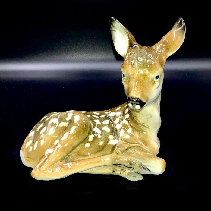 Gräfenthal, Thuringia - Fallow Deer (15 cm) - ca 1970 -, Antiek en Kunst, Antiek | Glaswerk en Kristal