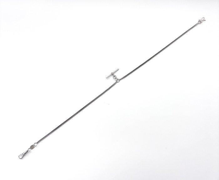925 zilver - Ketting - Zakhorlogeketting, Handtassen en Accessoires, Horloges | Heren