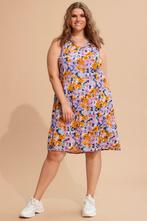 ZHENZI jurk crincle bloemL=50-52Maat 46/48 (XL) of groter, Kleding | Dames, Jurken, Verzenden, Nieuw, Maat 46/48 (XL) of groter
