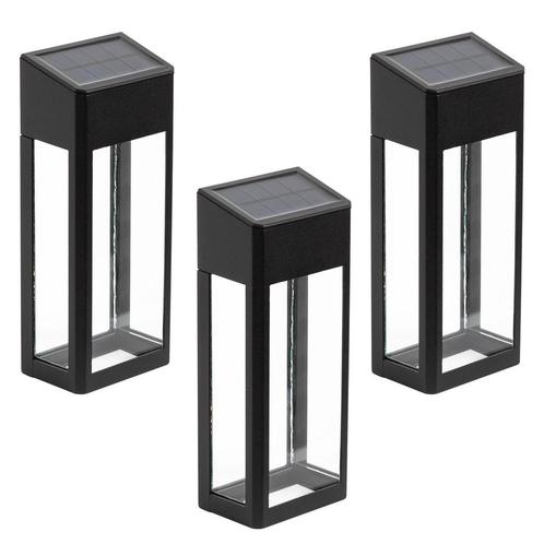 Buitenverlichting zonne-energie Set 3 stuks Solar Solario, Tuin en Terras, Buitenverlichting, Verzenden