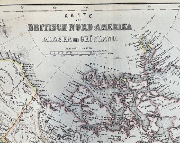 Canada - Canada, Alaska-USA, Deense Groenland en IJsland;, Boeken, Atlassen en Landkaarten