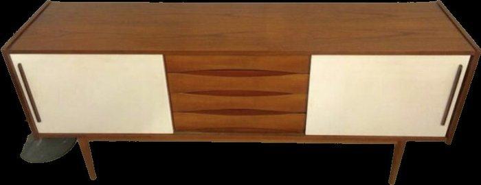 Kast - Hout, Teak, Painted wood, Antiek en Kunst, Kunst | Designobjecten