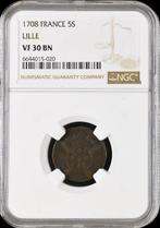 Stad onder beleg van Lille (Franse Staten). 5 Sols - 1708 -