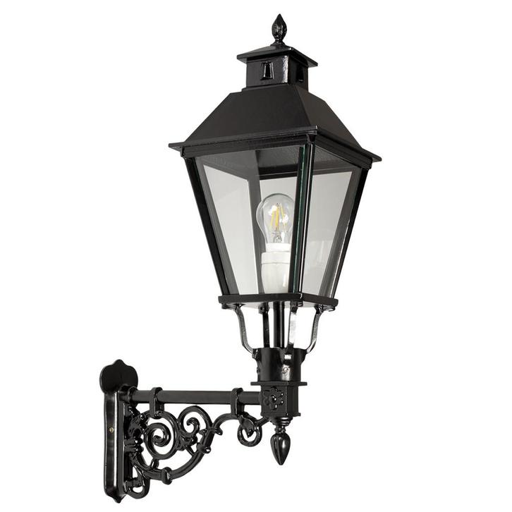 Buitenverlichting wand vierkant Buitenlamp Katwijk M zwart, Tuin en Terras, Buitenverlichting, Verzenden