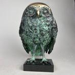 J. Zak (XX-XXI) - The owl. Large, bronze, 5kg, Antiquités & Art