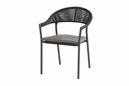 Taste by 4 Seasons Sienna stapelbare tuinstoel antraciet |, Tuin en Terras, Tuinsets en Loungesets