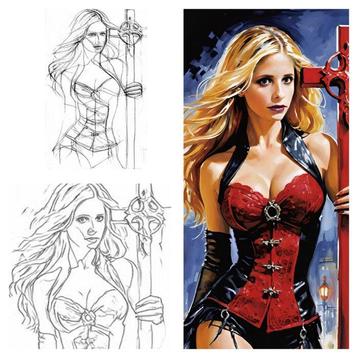 Jacob Hitt - Canvas ready-to-hang - Buffy the Vampire Slayer
