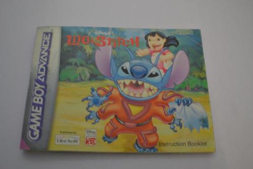 Disneys Lilo & Stitch (GBA EUR MANUAL), Consoles de jeu & Jeux vidéo, Consoles de jeu | Nintendo Consoles | Accessoires