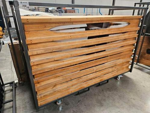 opklapbare tafels met transportkar Flexfurn Farm.., Zakelijke goederen, Horeca | Meubilair en Inrichting, Ophalen