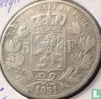 België 5 francs 1851 (met punt boven jaartal), Postzegels en Munten, Verzenden, Losse munt, Goud