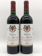 2 x 75cl Chateau Tour Bel-Air Montagne-St.Emilion 1998, Ophalen of Verzenden, Nieuw, Frankrijk, Rode wijn
