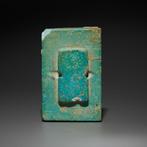 Oude Egypte, Oude rijk Faience De piramide-graftegel van