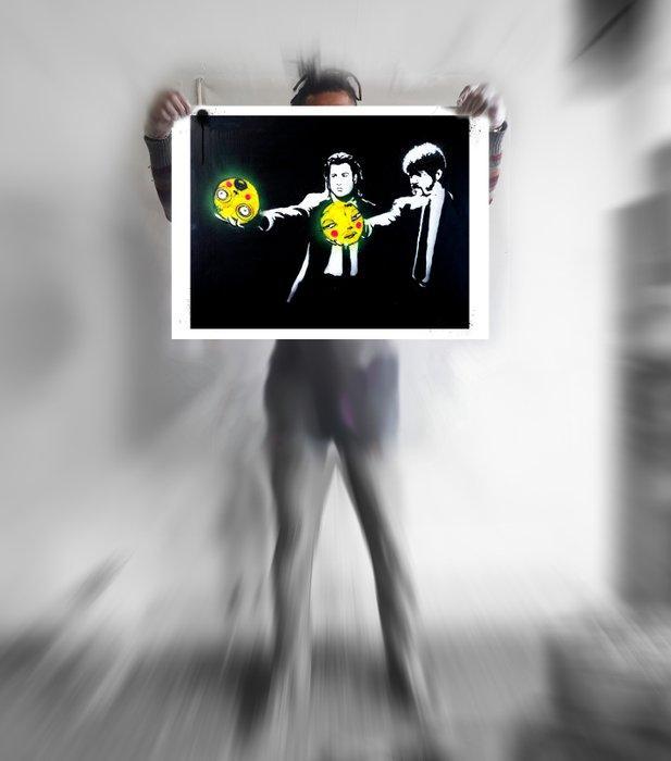 Utopia - Pulp Fiction with bubbles-, Antiek en Kunst, Kunst | Designobjecten