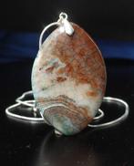 Amazone Zeer Mooi Banded Dragon Veins Agate Pendant 925, Collections