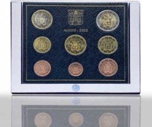 Vatikan 3,88 Euro Kms munten set 2022 nur 35 000 Exemplar..., Postzegels en Munten, Munten | Europa | Euromunten, België, Verzenden