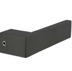 Intersteel Deurkruk Amsterdam RVS/Mat Zwart (messing inzet), Doe-het-zelf en Bouw, Hang- en Sluitwerk, Ophalen of Verzenden, Nieuw