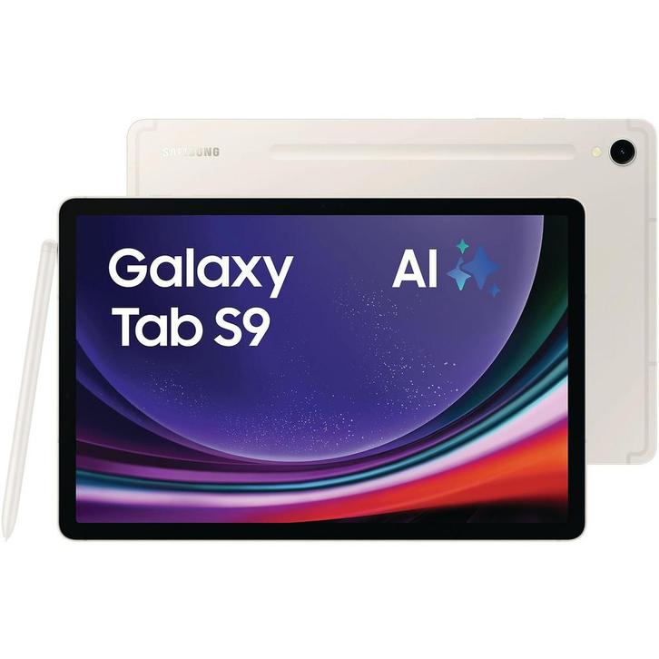 Samsung Galaxy Tab S9 128GB Beige met GARANTIE & verzending, Telecommunicatie, Mobiele telefoons | Samsung, Nieuw, Ophalen of Verzenden
