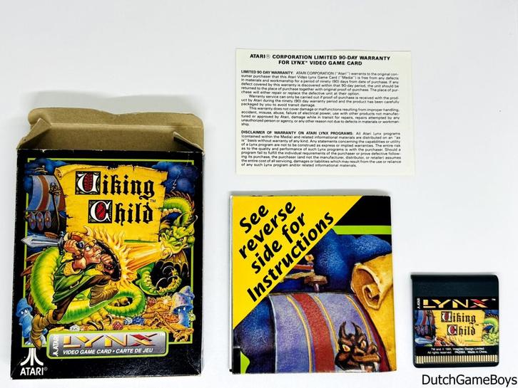 Atari Lynx - Viking Child, Games en Spelcomputers, Spelcomputers | Atari, Gebruikt, Verzenden