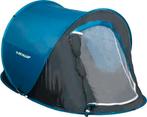 2eChoix | Dunlop Pop Up Tent 220 X 120 X 90 Cm - Gris/Bleu -, Caravans en Kamperen, Tenten, Ophalen of Verzenden, Nieuw