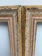Lijst (2) - Hout - Paar gouden lijsten