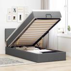 vidaXL Bed poef met matras en LEDs stof 80x200 cm, Huis en Inrichting, Slaapkamer | Bedden, Verzenden, Nieuw