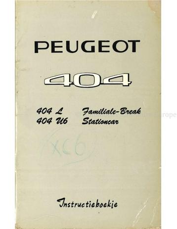 1967 PEUGEOT 404 FAMILIALE-BREAK | STATIONCAR