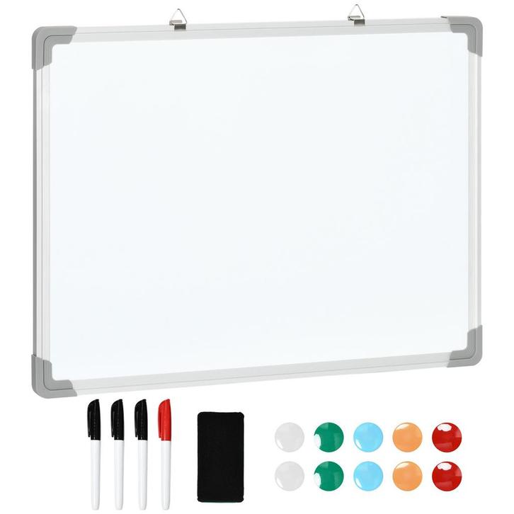 Whiteboard –  – Magnetisch – Eenvoudig te monteren - wit, Huis en Inrichting, Woonaccessoires | Memoborden, Nieuw, Ophalen of Verzenden
