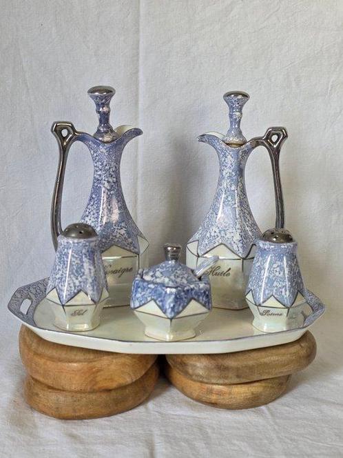 Deutschland - porcelaine Irisé & Nacré - plateau de service, Antiek en Kunst, Antiek | Meubels | Tafels