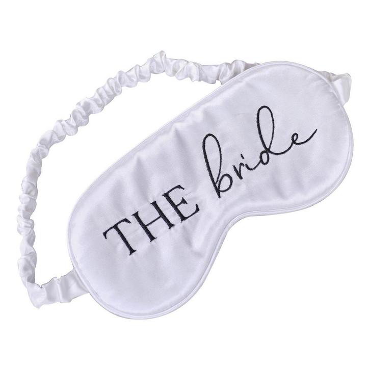 Witte Slaapmasker The Bride, Hobby en Vrije tijd, Feestartikelen, Nieuw, Verzenden