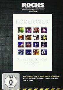 Foreigner - All Access Tonight /Live in Convert - R...  DVD, Cd's en Dvd's, Dvd's | Overige Dvd's, Zo goed als nieuw, Verzenden