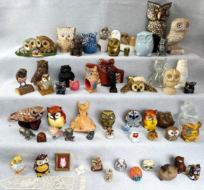 Div. fabr. - Figurine - Collectie uilen beeldjes (55) -, Antiek en Kunst, Antiek | Speelgoed