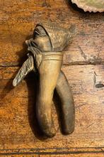 Notenkraker - Hout - Zwarte Woud Kabouter, Antiek en Kunst