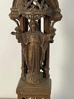 Kruis - Metaal - 1850-1900 - Altaar met Jezus - 30 cm, Antiek en Kunst