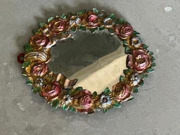 Miroir - Métal, Verre - miroir floral