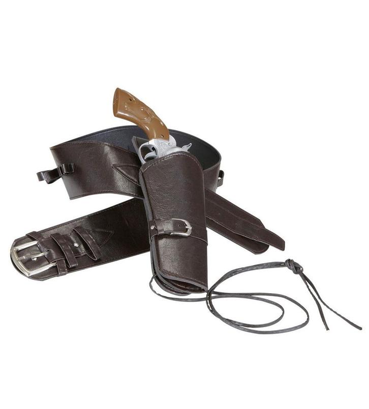 Bruine Holster Met Riem, Hobby en Vrije tijd, Feestartikelen, Nieuw, Verzenden