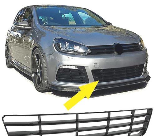 CALANDRE PARE CHOCS VW GOLF 6 5K1 09-13 R20 NOIR BRILLANT, Auto-onderdelen, Carrosserie, Verzenden