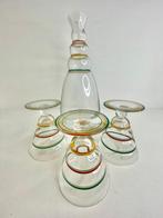 Daum - Service de boisson (4) - Fiesta - Cristal - Daum, Antiek en Kunst