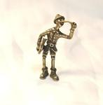 Beeldje - Pinocchio e un coniglio (2) - .800 zilver