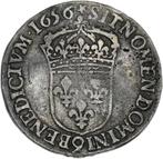 Frankrijk. Louis XIV (1643-1715). 1/2 Écu 1656, Rennes, Postzegels en Munten, Munten | Europa | Niet-Euromunten