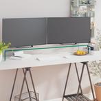 vidaXL TV-meubel/monitorverhoger transparant 120x30x13 cm, Nieuw, Verzenden