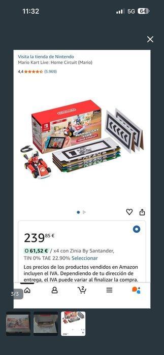 Nintendo - Switch - Mario Kart Live: Home Circuit -, Consoles de jeu & Jeux vidéo, Consoles de jeu | Accessoires Autre