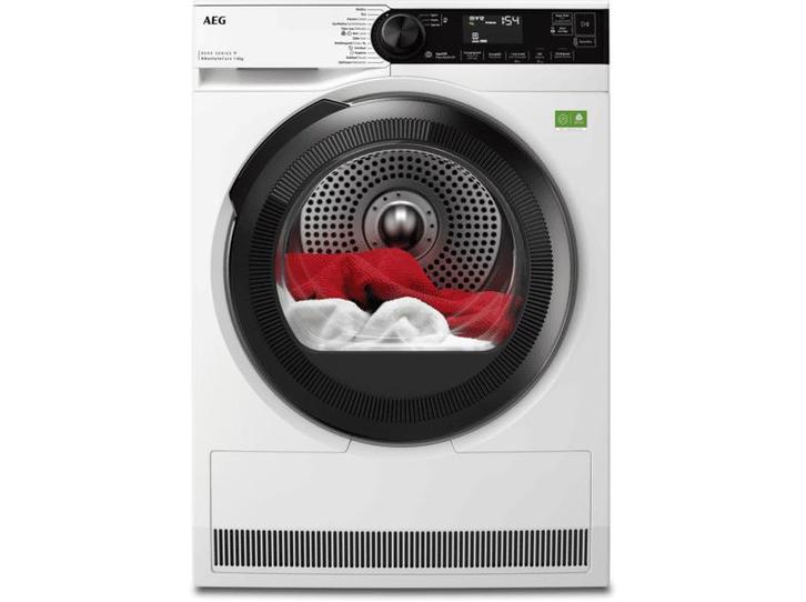 AEG -  Warmtepompdroger 8 Kg 63 Db Energielabel B - Wit, Elektronische apparatuur, Droogkasten, 85 tot 90 cm, Voorlader, Nieuw