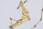 Collier - 18 carats Or jaune - 0.02ct. tw. Diamant, Handtassen en Accessoires, Kettingen, Nieuw