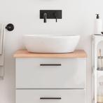 vidaXL Wastafelblad 60x60x2 behandeld massief hout, Huis en Inrichting, Keuken | Keukenelementen, Verzenden, Nieuw