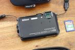 Nikon Coolpix AW100, GPS, Water, vrieskou-, schok- en, Audio, Tv en Foto, Nieuw